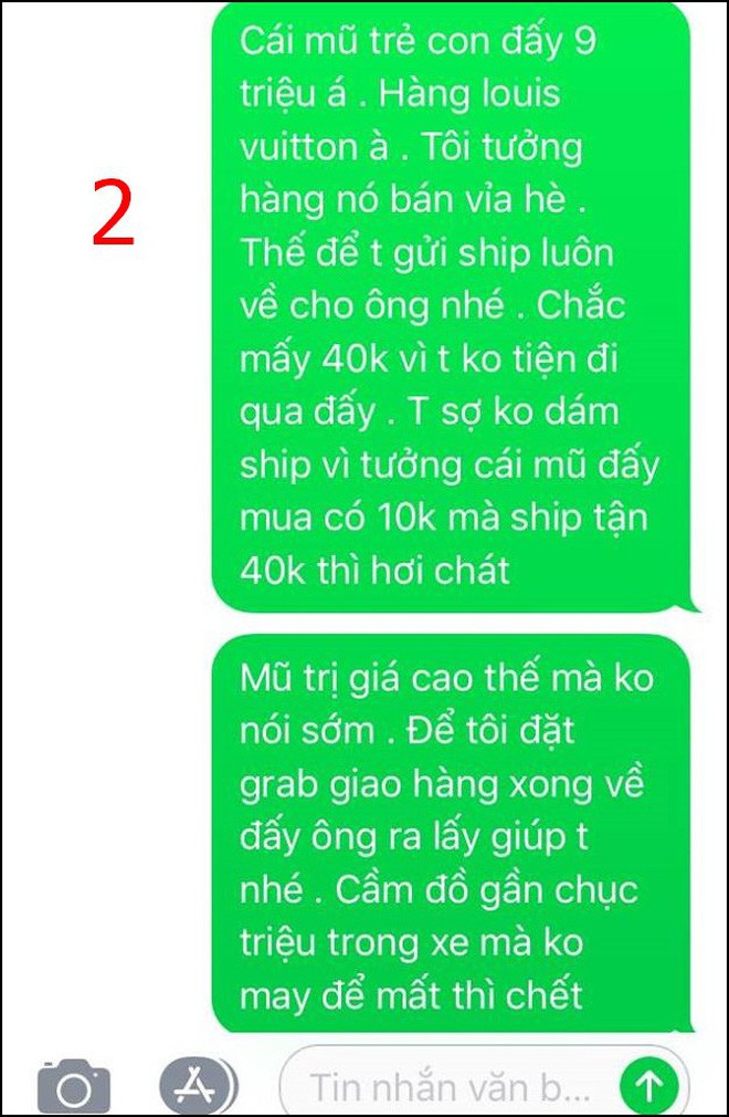 Hành khách để quên mũ của con trên taxi rồi hét giá 9 triệu bắt tài xế ship trả, nếu không sẽ báo công an can thiệp - Ảnh 3.