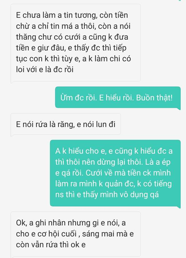 Gần đến ngày cưới, chồng giao hẹn lấy nhau về tiền lương đưa hết cho mẹ giữ, cô gái chia tay ngay lập tức  - Ảnh 2.