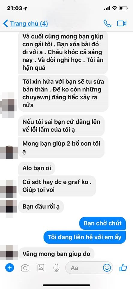 Con gái sốc đòi nghỉ học, người đàn ông đấm tài xế Grab phải lên tiếng xin lỗi và bồi thường - Ảnh 4.