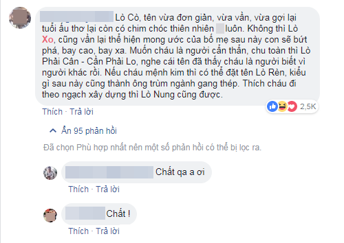 Nhờ tổ tư vấn trên mạng nghĩ giúp tên cho con sơ sinh họ Lò, ông bố trẻ khóc ròng với gợi ý Lò Xo, Lò Bát Quái - Ảnh 4.