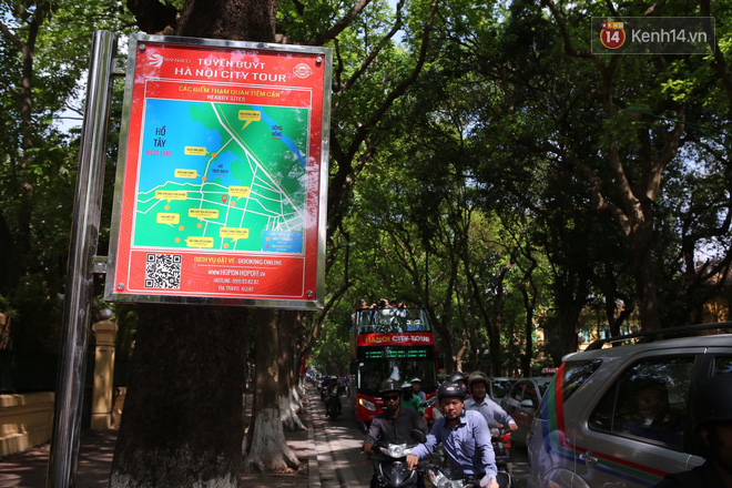 Chính thức khai trương tuyến xe buýt hai tầng mui trần đầu tiên ở Hà Nội: Giá vé 300.000/4h - Ảnh 6.