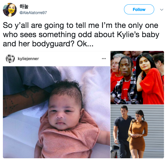 Con gái Kylie quá giống người châu Á, dân tình liền nghi người cha thật sự là vệ sĩ điển trai của cô - Ảnh 5.