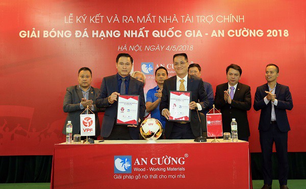 VPF ký kết tài trợ chính Giải hạng Nhất Quốc gia 2018 với Công ty CP Gỗ An Cường - Ảnh 2.