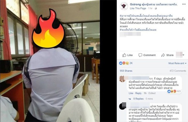 Thái Lan: 3 nữ sinh không mặc đồng phục đúng quy định, cô giáo đưa ra hình phạt khiến cộng đồng mạng đồng loạt phẫn nộ - Ảnh 2.