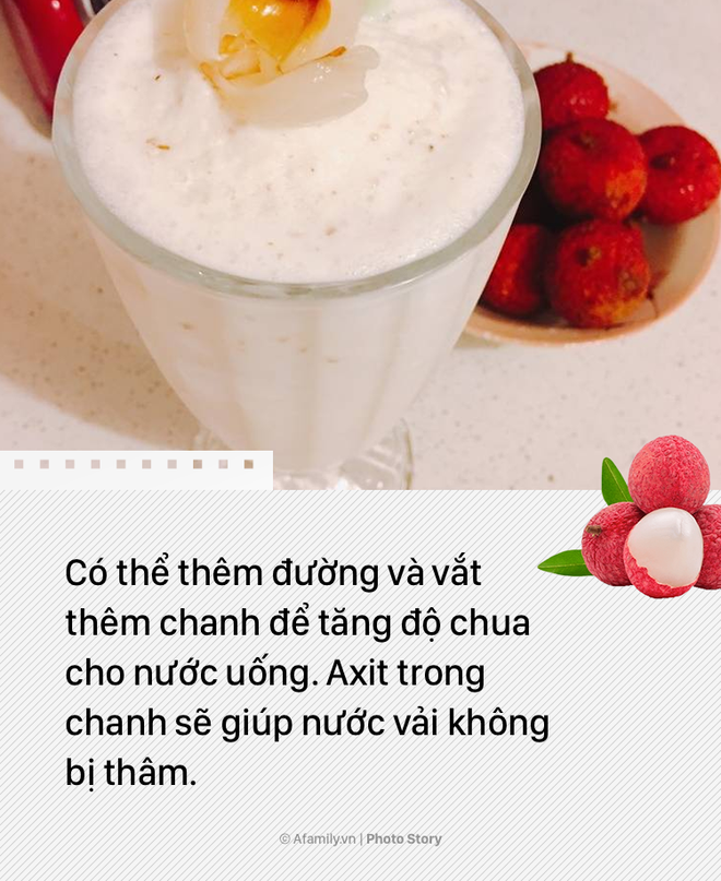 Biến tấu vải thiều nhàm chán thành món tráng miệng đặc sắc - Ảnh 2.