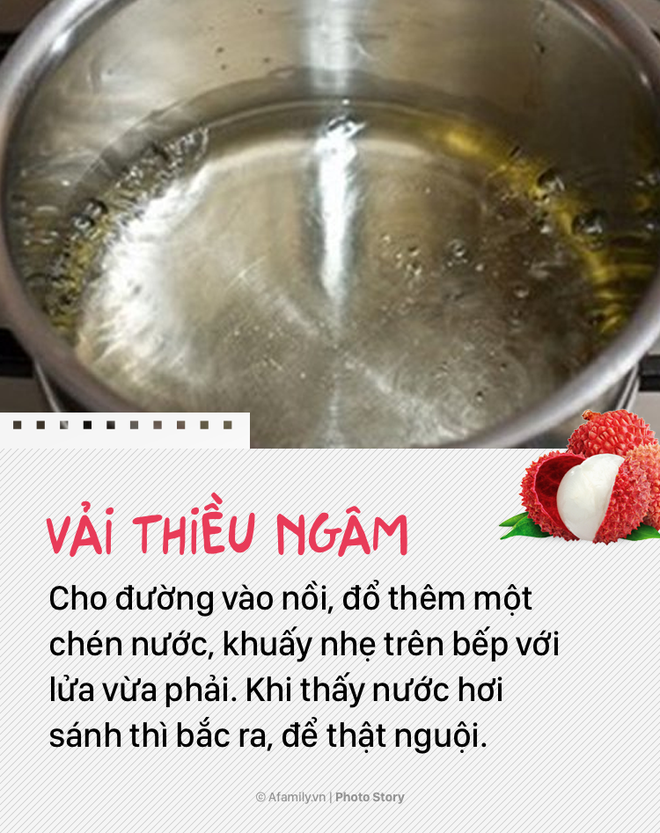 Biến tấu vải thiều nhàm chán thành món tráng miệng đặc sắc - Ảnh 6.