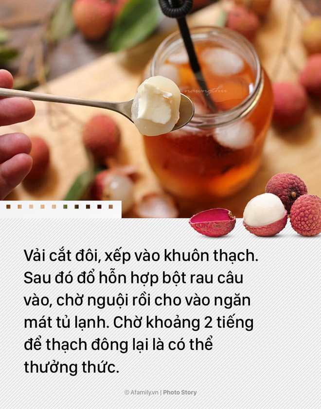 Biến tấu vải thiều nhàm chán thành món tráng miệng đặc sắc - Ảnh 9.