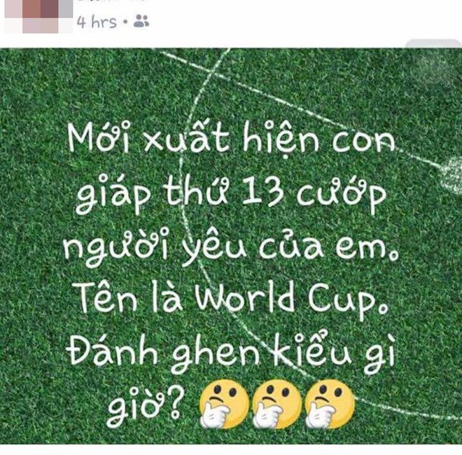 Nỗi lòng của chị em mùa World Cup: Chồng ăn bóng đá, ngủ bóng đá và bỏ quên vợ  - Ảnh 3.