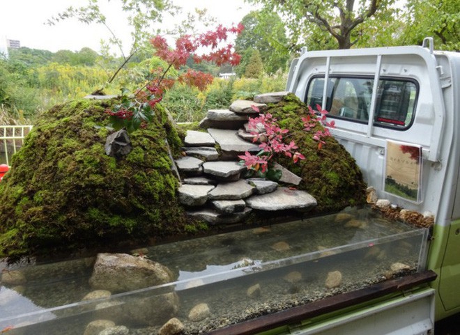 Ở Nhật Bản có hẳn một cuộc thi trưng bày cảnh quan nhà vườn ngay trên xe tải vô cùng độc đáo - Ảnh 9.