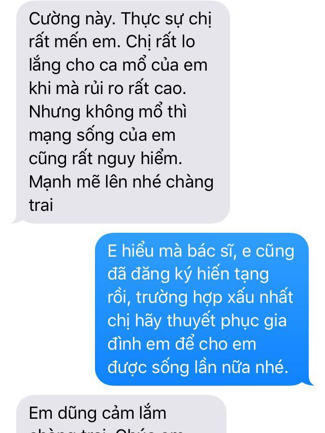 Trước ca mổ sinh tử, nụ cười cùng quyết định của chàng trai khiến nhiều người phải rơi nước mắt - Ảnh 3.