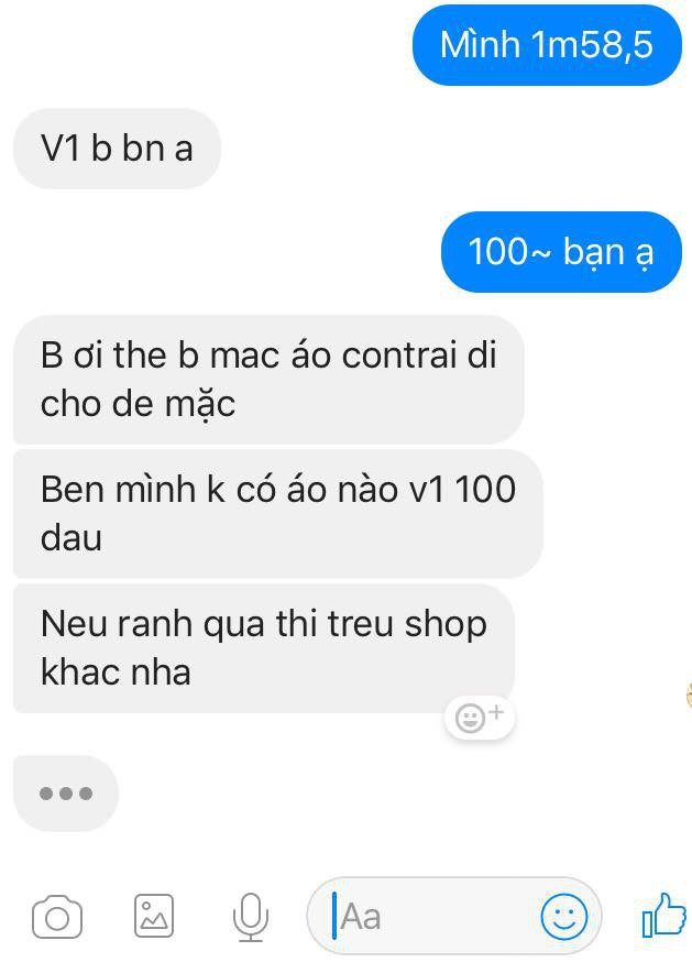 Trót sở hữu vòng 1 ngoại cỡ, cô bạn bị chủ shop phũ phàng khuyên mặc áo con trai cho dễ chịu - Ảnh 1.