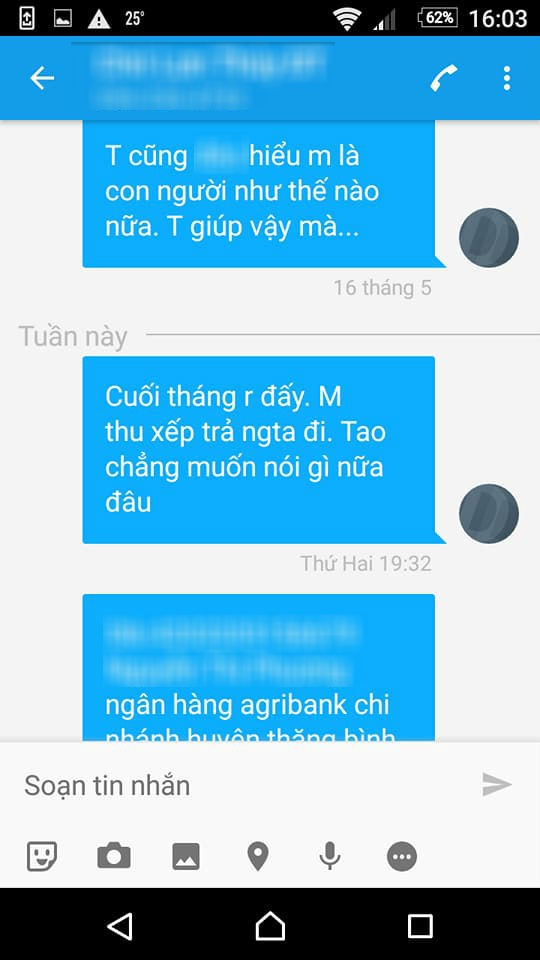 Khổ chủ cho bạn thân vay tiền, ai ngờ mất cả tiền lẫn bạn còn bị block Facebook - Ảnh 3.