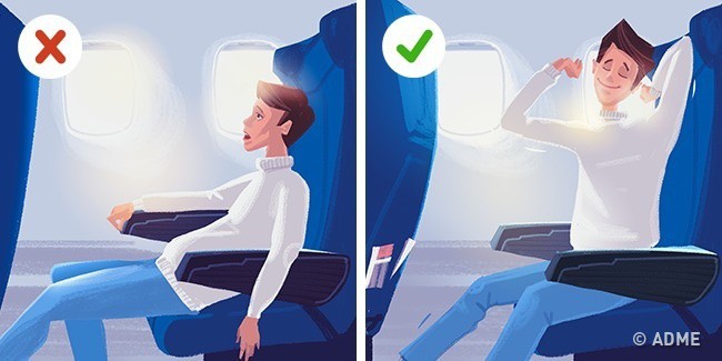 Giáo sư Mỹ tiết lộ tư thế tốt nhất để bạn ngủ trên máy bay, vừa không gây hại lại ngủ ngon - Ảnh 2.