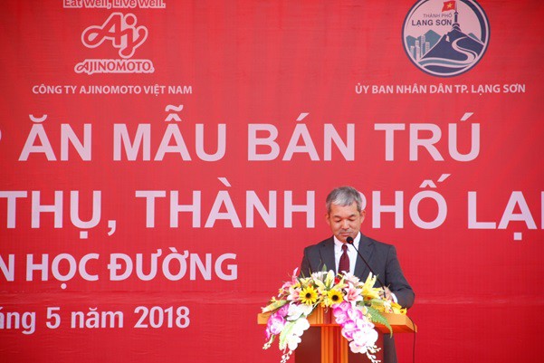 Khánh thành Bếp ăn mẫu bán trú do chính phủ Nhật Bản tài trợ tại Lạng Sơn - Ảnh 2.