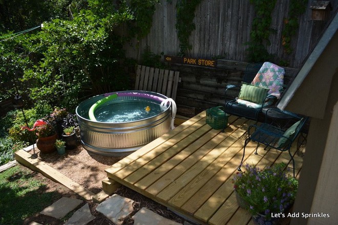 Trời nóng, tự thiết kế bể bơi mini trong nhà cho con tha hồ vùng vẫy - Ảnh 6.