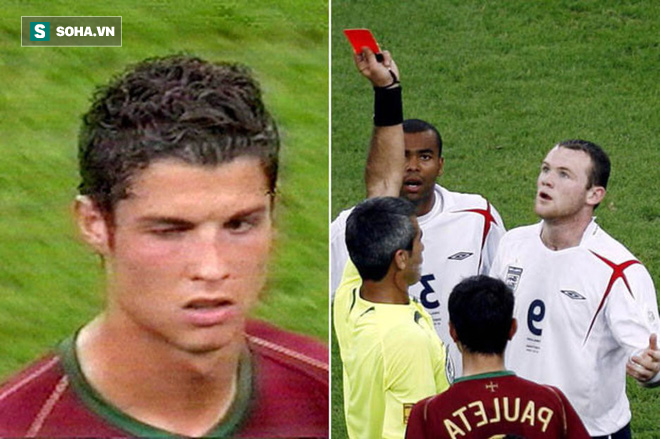 Khoảnh khắc World Cup: Ronaldo mách lẻo trọng tài, khiến Rooney nhận thẻ đỏ nghiệt ngã - Ảnh 2.