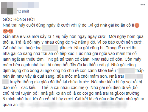 Hủy cưới vì nhà gái không chịu ăn cỗ “dồn”, cách giải quyết của cô dâu sau đó được dân tình rào rào ủng hộ - Ảnh 1.