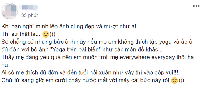 Đăng ảnh định dìm mẹ trên mạng, cô gái không ngờ bộ ảnh độc lại được khen ngợi hết lời - Ảnh 1.