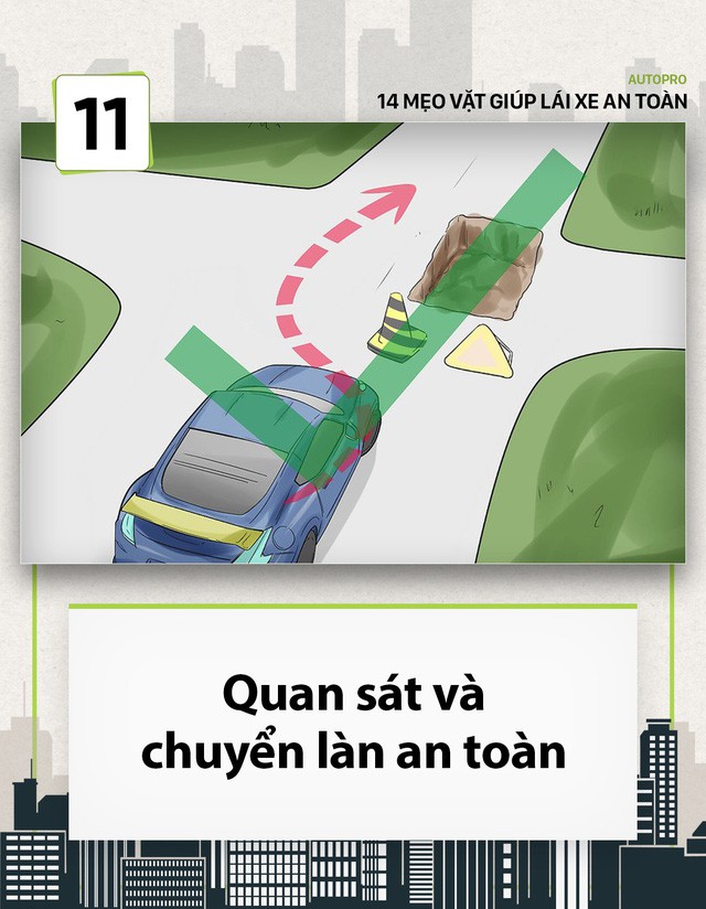 [Photo Story] 14 mẹo vặt giúp các tài non lái xe an toàn - Ảnh 11.