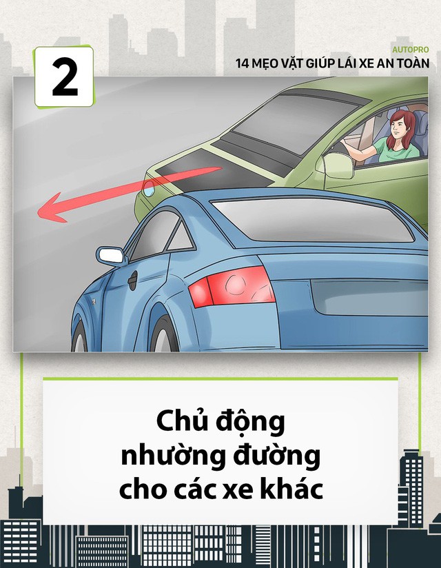 [Photo Story] 14 mẹo vặt giúp các tài non lái xe an toàn - Ảnh 2.