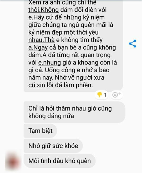 Bắt được tin nhắn nhớ thương từ bạn gái cũ của chồng gửi đến, cô vợ trẻ đăng đàn mỉa mai: Chồng em may mắn thật! - Ảnh 3. Bắt được tin nhắn nhớ thương từ bạn gái cũ của chồng gửi đến, cô vợ trẻ đăng đàn mỉa mai: Chồng em may mắn thật! - Ảnh 3.