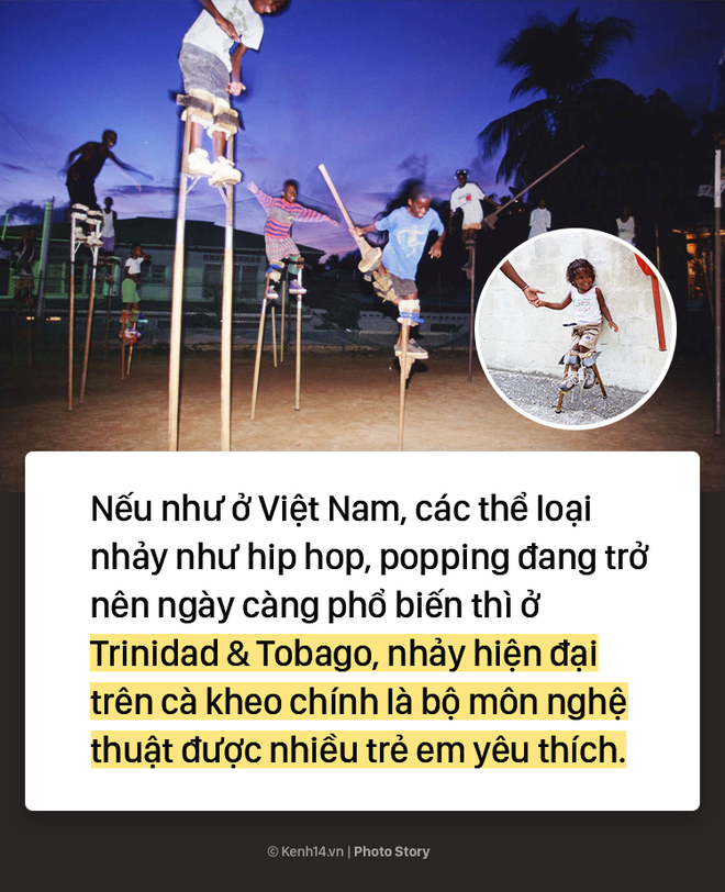 Trẻ em Trinidad & Tobago thi nhau nhảy múa trên chiếc cà kheo cao 3m - Ảnh 6.