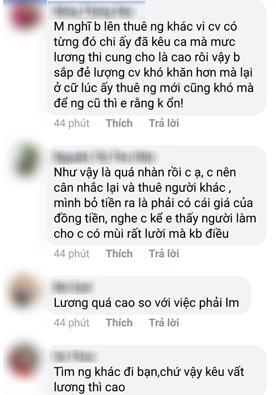 Mẹ bầu đau đầu vì ôsin ngày ngủ trưa 4 tiếng, chỉ nấu 1 bữa cơm, tháng nhận lương 7 triệu mà còn than mệt - Ảnh 3.