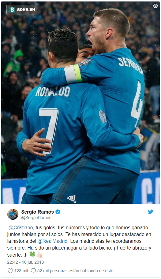 Đăng ảnh ôm nhau thật chặt, sao Real tiễn biệt Cris Ronaldo - Ảnh 1.