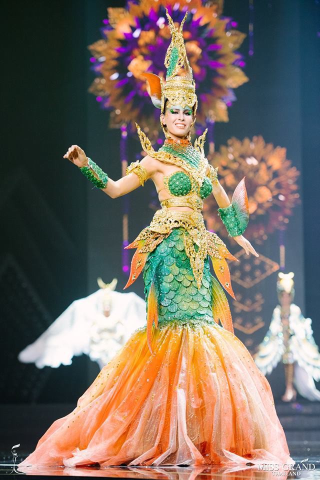 Dàn thí sinh Hoa hậu Hòa bình Thái Lan: Người cưỡi khủng long, kẻ biến thành tô tom yum chua cay trên sân khấu - Ảnh 7.