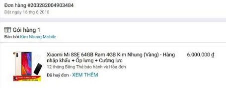 Lazada bị khách hàng tố gian dối, tùy tiện hủy đơn hàng bán smartphone Xiaomi Mi8 SE giá rẻ - Ảnh 1.