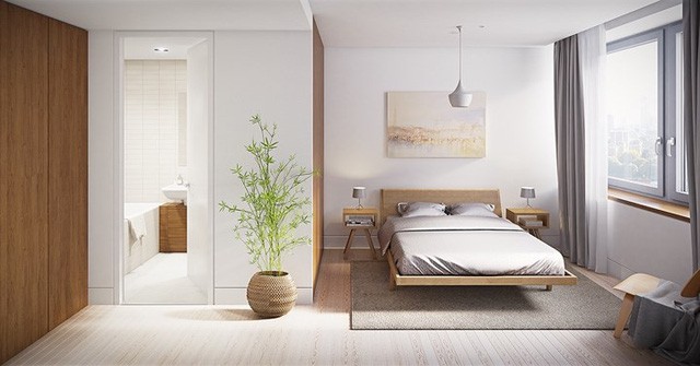  Phòng ngủ trang trí tối giản mà vẫn đẹp hiện đại  - Ảnh 3.