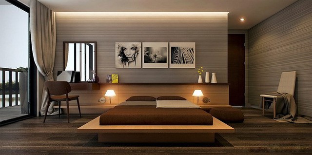  Phòng ngủ trang trí tối giản mà vẫn đẹp hiện đại  - Ảnh 6.