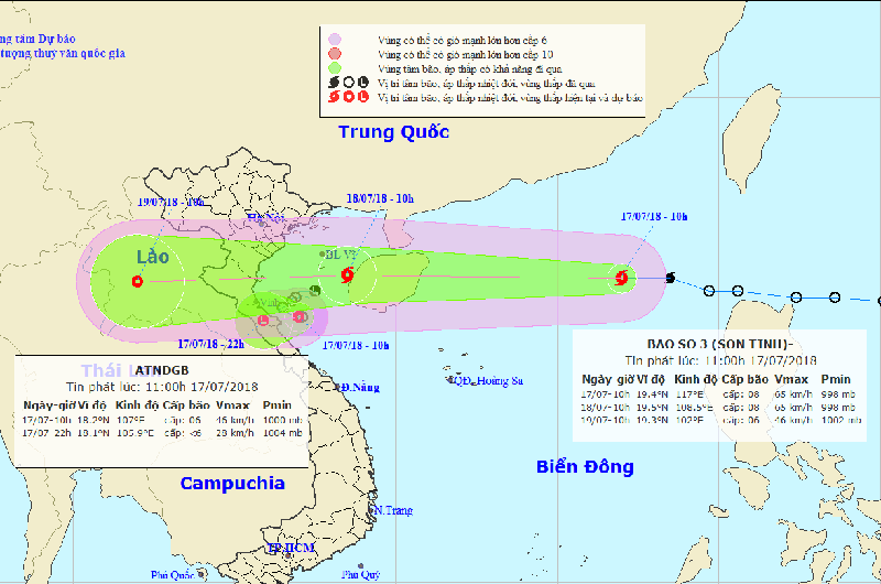 Thanh Hóa di dời dân tránh bão Sơn Tinh - Ảnh 1.