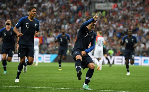 Giải mã cách ăn mừng kỳ lạ của Griezmann sau khi ghi bàn tại chung kết World Cup 2018 - Ảnh 1.