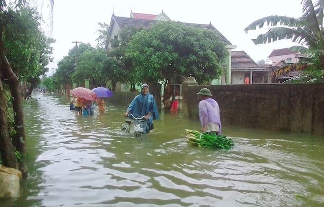 Mưa lũ ngập nhiều tuyến đường ở Nghệ An, hàng chục người mất liên lạc - Ảnh 5.