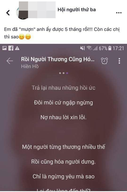 Chị em phẫn nộ phát hiện hội nhóm của người thứ 3, công khai chuyện mượn chồng người khác - Ảnh 1.