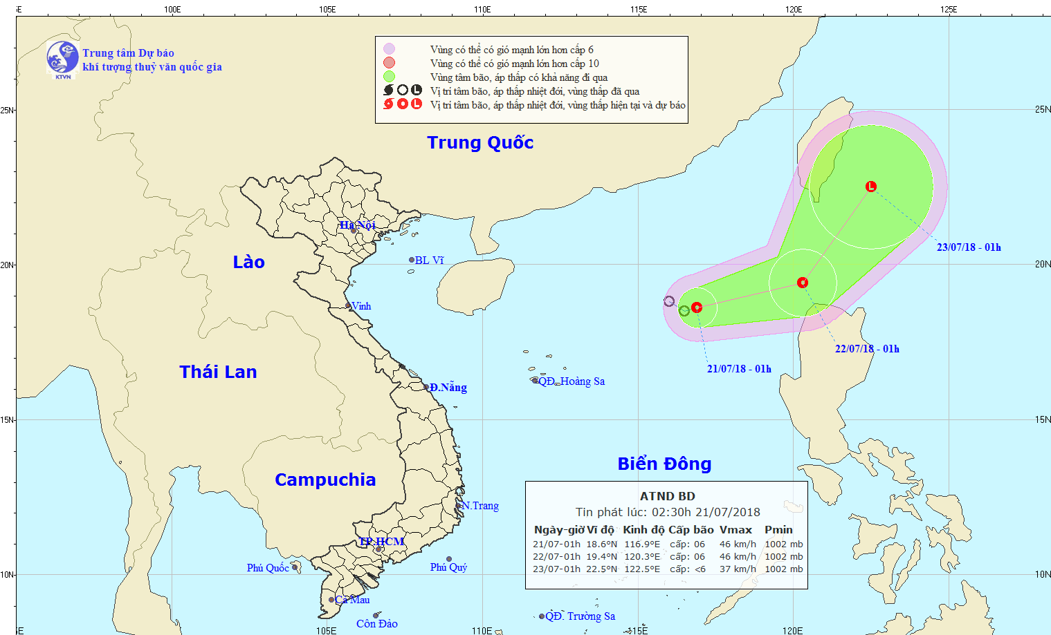 Sau bão Sơn Tinh, khối áp thấp nhiệt đới mới đang xuất hiện trên biển Đông - Ảnh 1.