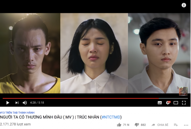 Tại sao nhiều sao Việt đua nhau đặt hashtag viết tắt tên MV trên YouTube? - Ảnh 1.