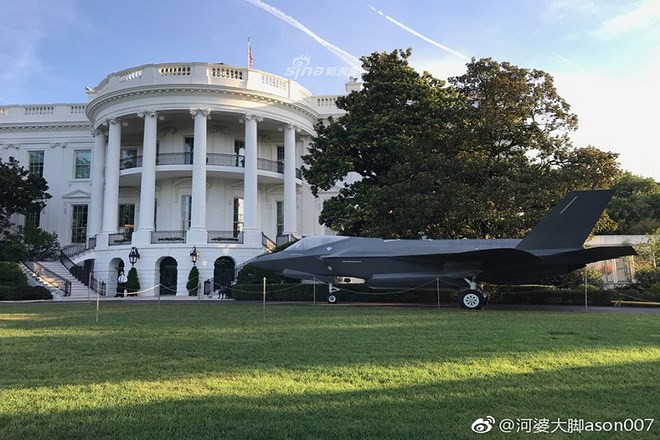 [ẢNH] Bất ngờ lớn khi tiêm kích F-35 hạ cánh ngay trong khuôn viên Nhà Trắng - Ảnh 14.