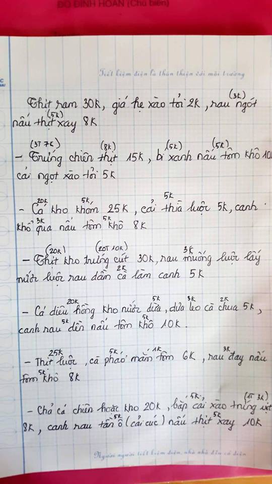 Vắt óc nghĩ thực đơn chỉ 40 nghìn cho gia đình 2 người, mẹ trẻ Biên Hòa bỗng dưng nhận đủ gạch đá trên MXH - Ảnh 2.