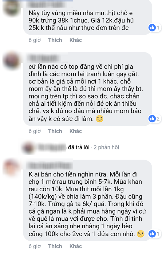 Vắt óc nghĩ thực đơn chỉ 40 nghìn cho gia đình 2 người, mẹ trẻ Biên Hòa bỗng dưng nhận đủ gạch đá trên MXH - Ảnh 3.