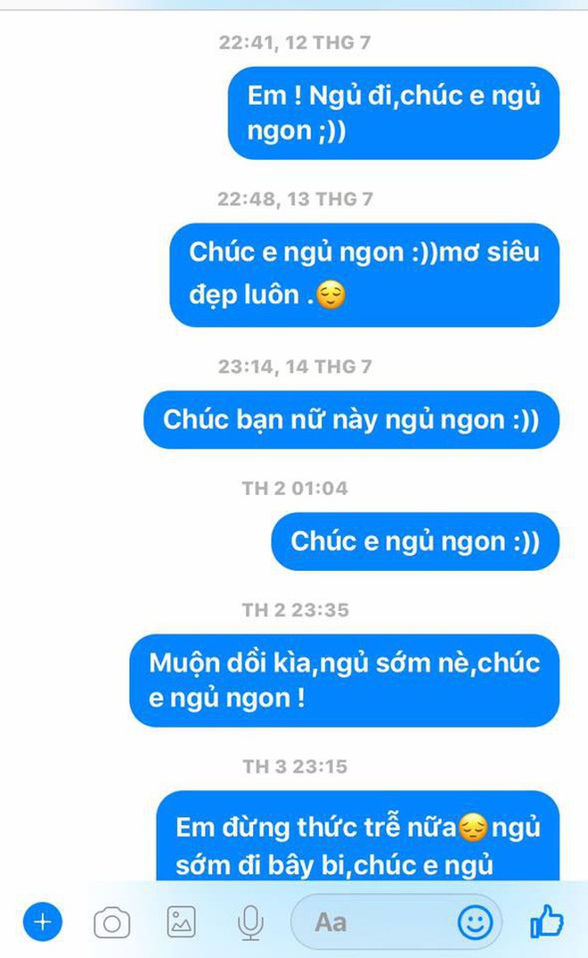 Kiên trì chúc crush ngủ ngon suốt một thời gian dài, chàng trai nhận cái kết không ngờ - Ảnh 4.