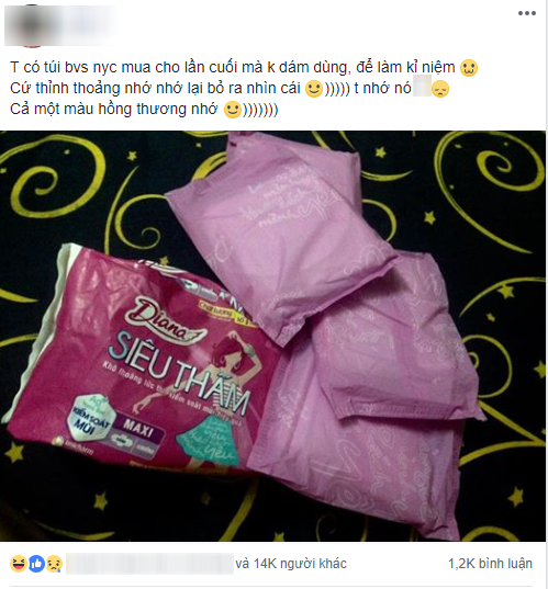 Dân mạng cười bò với cô gái quyết giữ túi băng vệ sinh cả một màu hồng thương nhớ được người yêu cũ mua cho làm kỷ niệm - Ảnh 1.