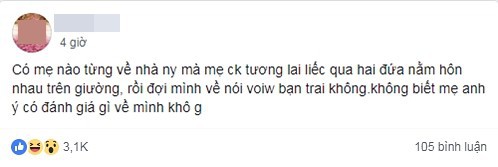 Đến ra mắt nhà chồng tương lai, lên giường ôm hôn nhau để mẹ chàng trai nhìn thấy, cô gái nhờ chị em giúp chữa cháy - Ảnh 1.