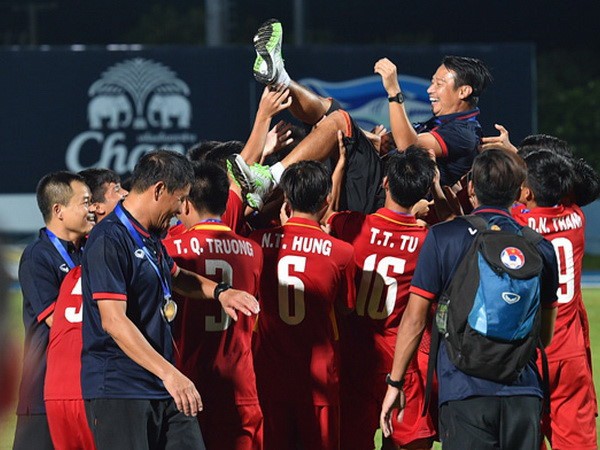 Dự giải Đông Nam Á, U16 Việt Nam quyết bảo vệ ngôi vô địch - Ảnh 1.