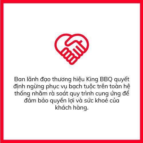 Sau vụ phát hiện bạch tuộc từ đen thành trắng lọt vào trung tâm thương mại, King BBQ dừng phục vụ để rà soát - Ảnh 1.