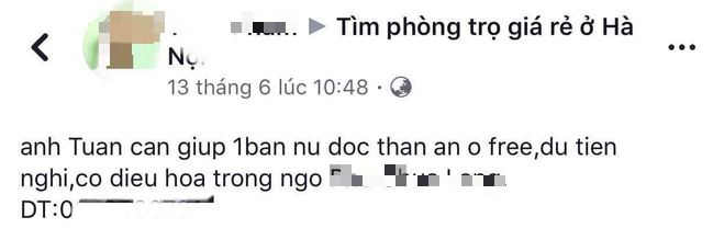 Lấy lý do nhà có điều hòa, thanh niên liên tục lên MXH tuyển nữ sinh để cho ở miễn phí - Ảnh 2.