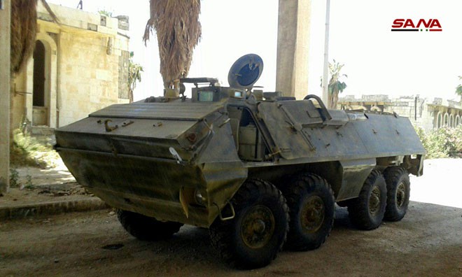 Syria tóm gọn lô xe bọc thép hiện đại của phiến quân: Lộ diện kẻ cung cấp giấu mặt - Ảnh 4.