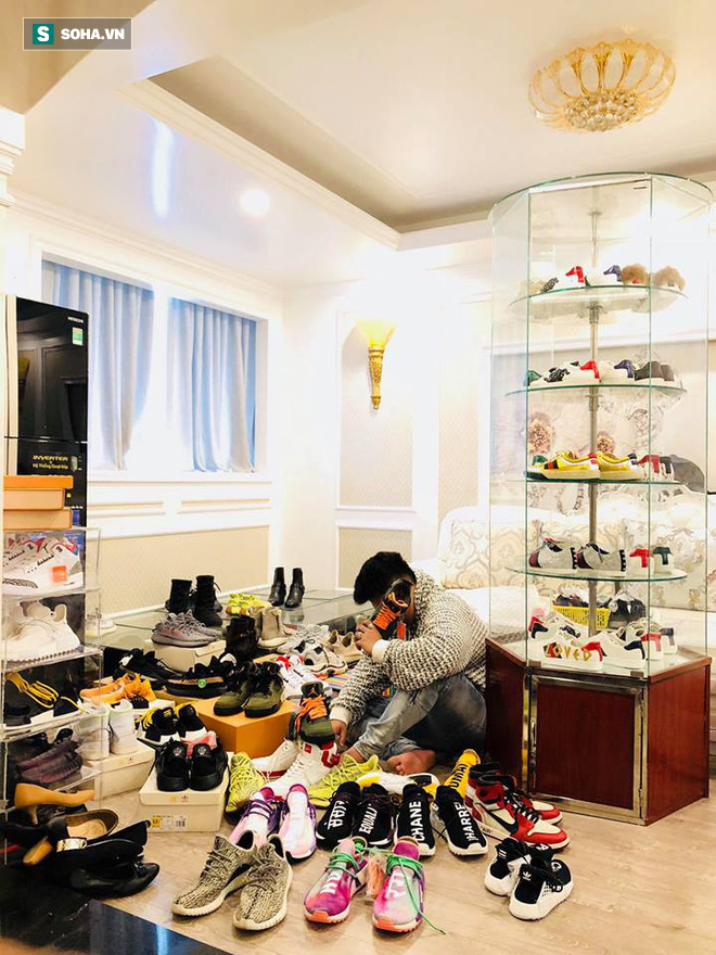 Cận cảnh bộ sưu tập giày 2 tỷ đồng của Rich Kid Cần Thơ - Ảnh 1.