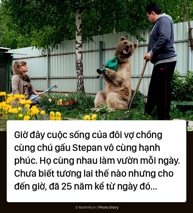 Chăm sóc như con ruột, cặp vợ chồng Nga đã chung sống với chú gấu mồ côi suốt 25 năm - Ảnh 6.